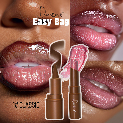 DARKME Waterproof Pearlescent Lip-Liner and Gloss Lipstick Set (1bag)