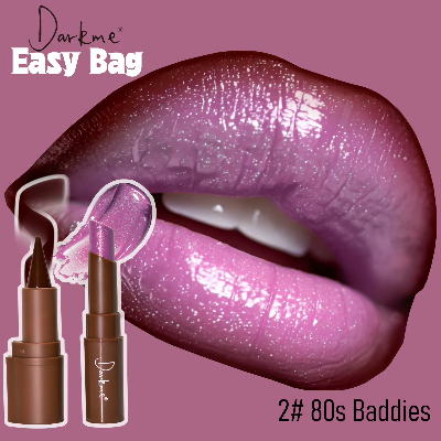 DARKME Waterproof Pearlescent Lip-Liner and Gloss Lipstick Set (1bag)