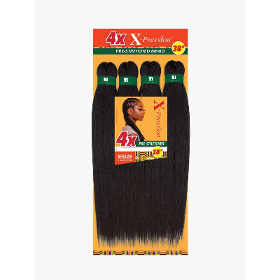 SENSATIONNEL African Collection X-pression Pre-Stretched Braid Extension (38-Inch)