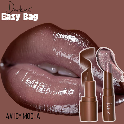 DARKME Waterproof Pearlescent Lip-Liner and Gloss Lipstick Set (1bag)