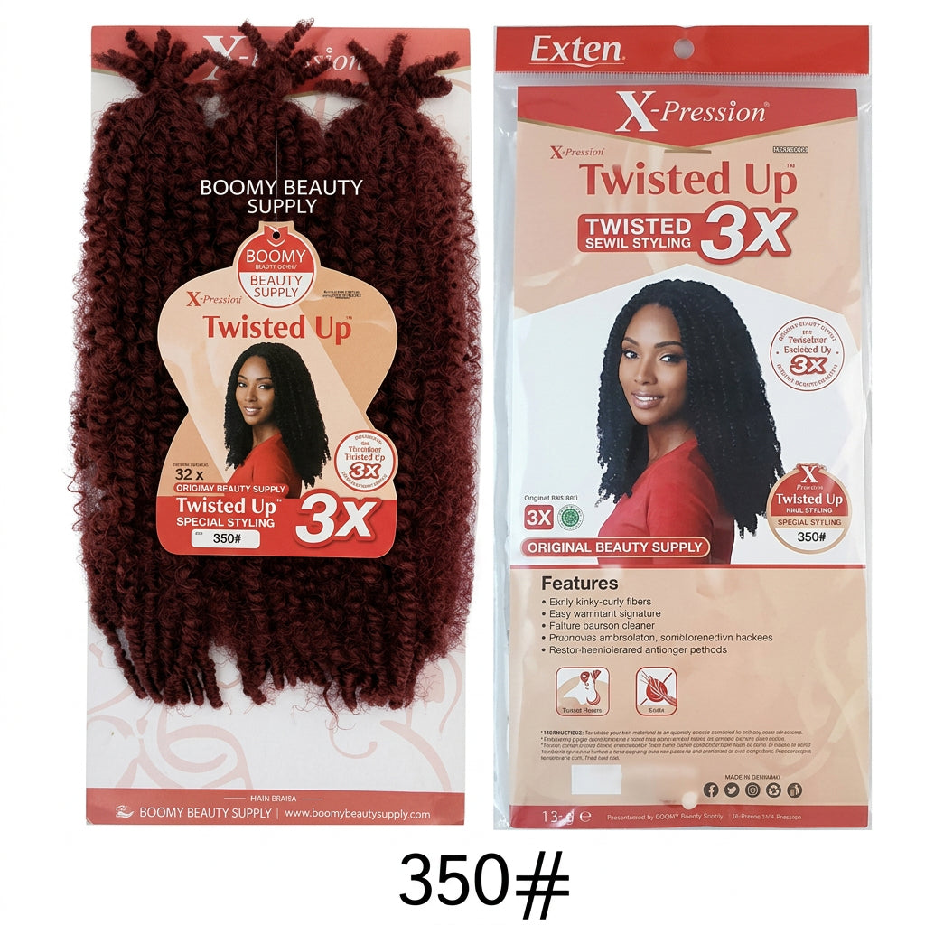 OUTRE X-PRESSION Afro Kinky Twist Braids Extension (24-Inch )
