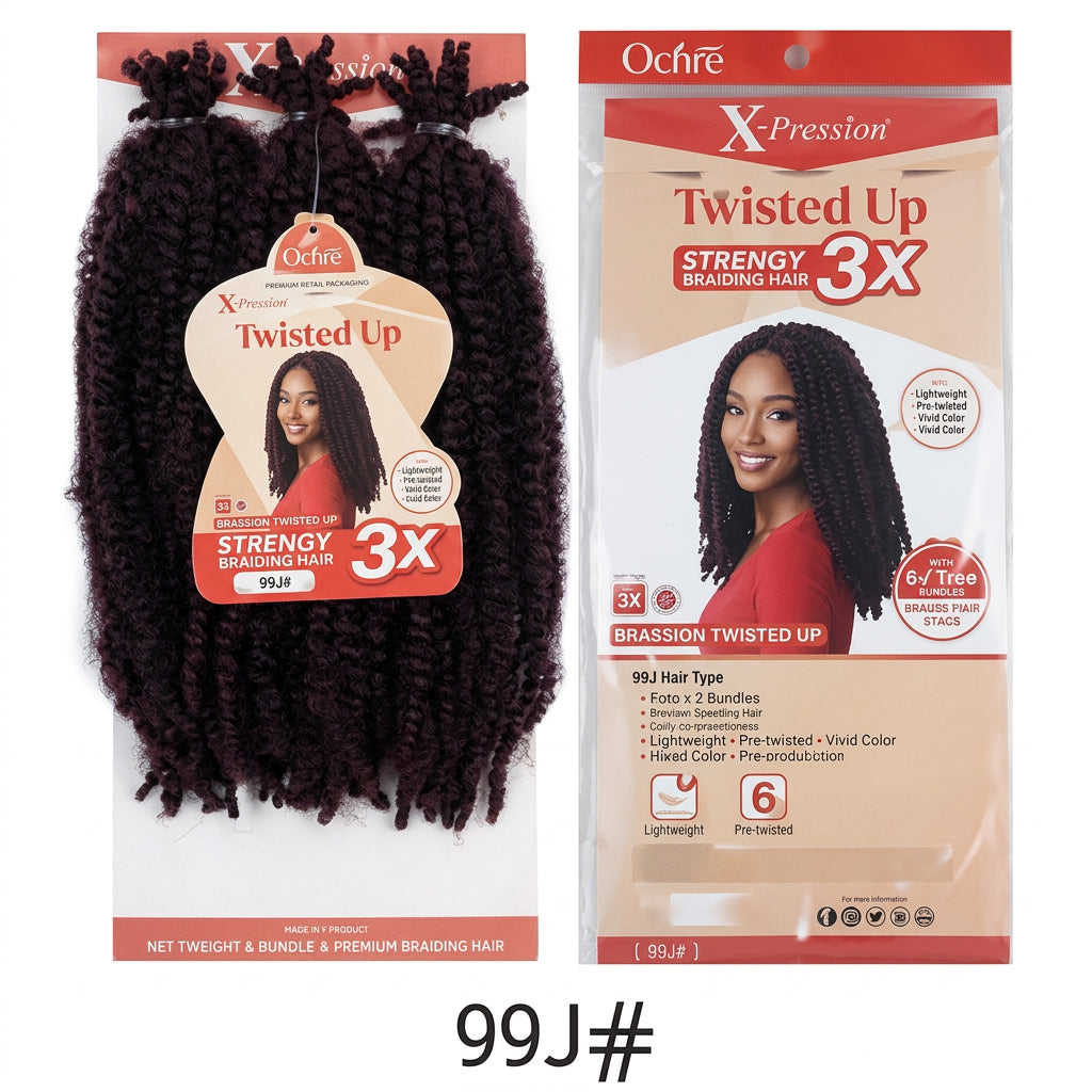 OUTRE X-PRESSION Afro Kinky Twist Braids Extension (16-Inch)