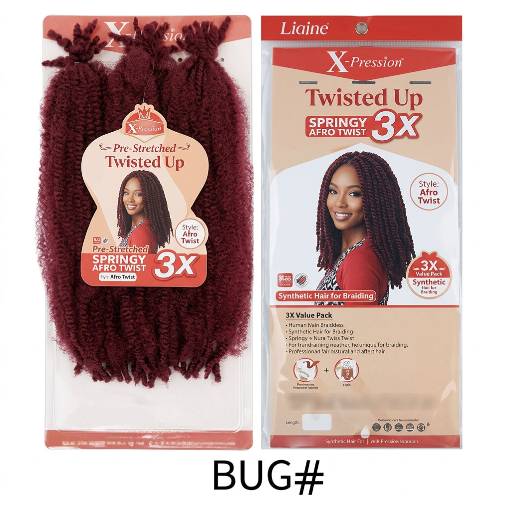 OUTRE X-PRESSION Afro Kinky Twist Braids Extension (16-Inch)