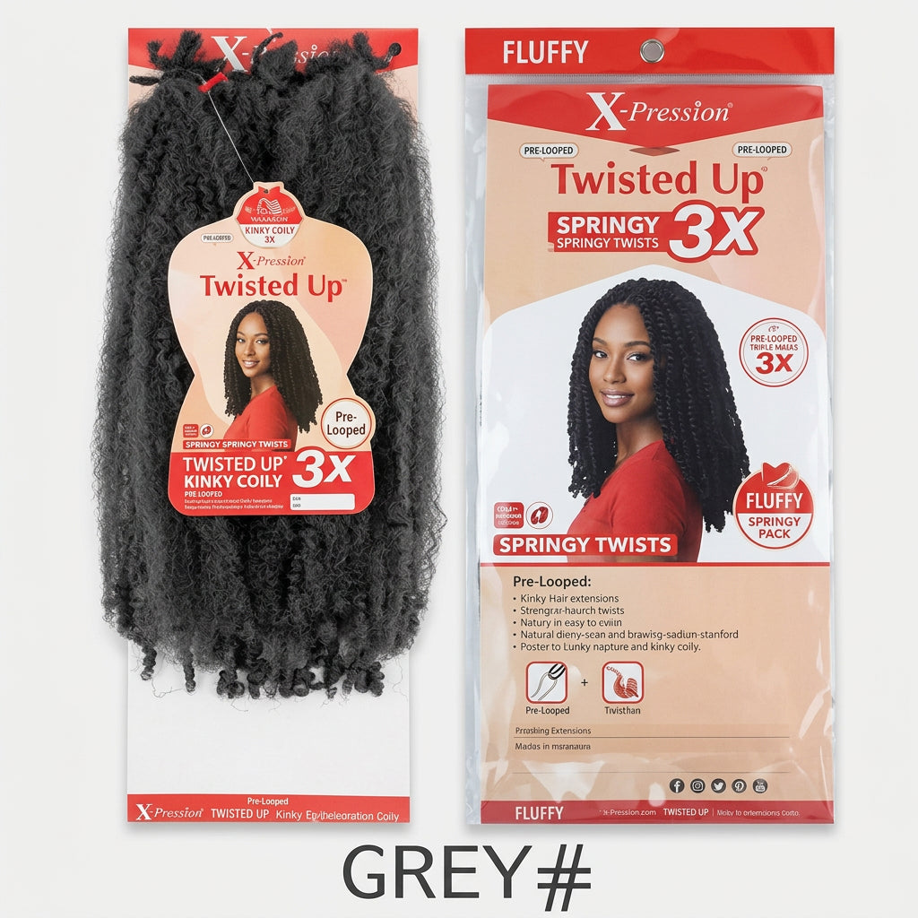 OUTRE X-PRESSION Afro Kinky Twist Braids Extension (16-Inch)