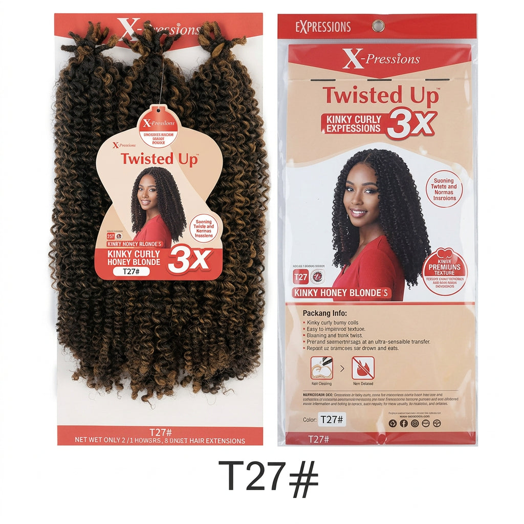 OUTRE X-PRESSION Afro Kinky Twist Braids Extension (16-Inch)