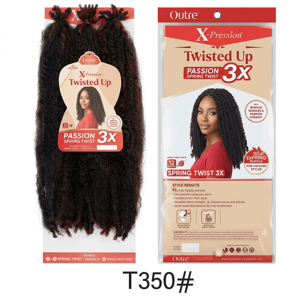 OUTRE X-PRESSION Afro Kinky Twist Braids Extension (16-Inch)