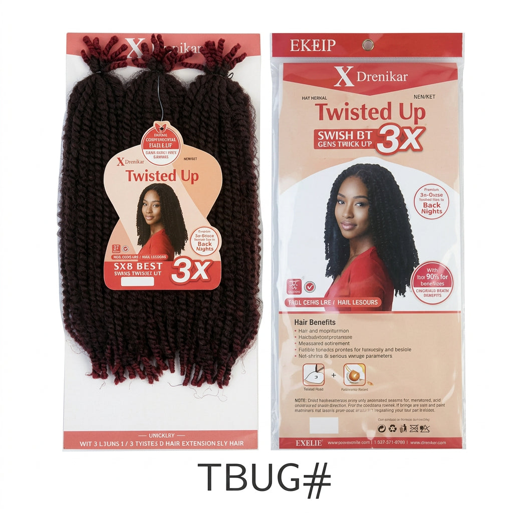 OUTRE X-PRESSION Afro Kinky Twist Braids Extension (16-Inch)
