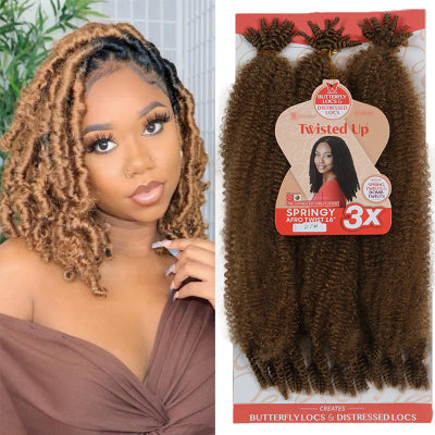 OUTRE X-PRESSION Afro Kinky Twist Braids Extension (16-Inch)