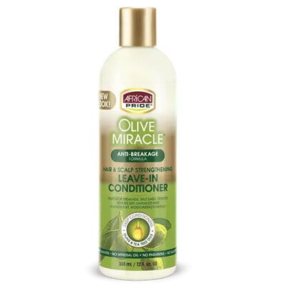 AFRICAN PRIDE Olive Miracle Leave-In Conditioner (12oz)
