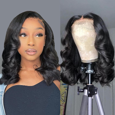 18–Inch Big Body Wave Curly Synthetic Hair Wig (#1B-Natural Black)