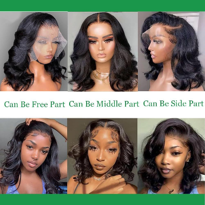 18–Inch Big Body Wave Curly Synthetic Hair Wig (#1B-Natural Black)