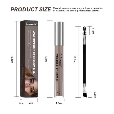 LAKERAIN Waterproof Smudge-resistant Eyebrow Dye Styling Gel (1pc)