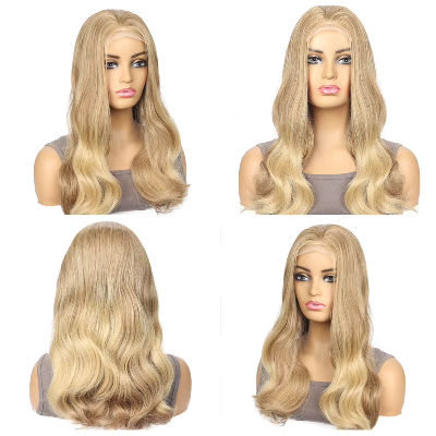 22-Inch Body Wave Synthetic Hair High Temperature Fiber Wig (#T10/15)