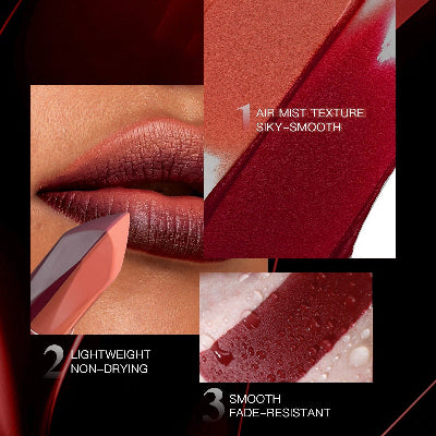 CHOOSE RASME  2-in-1 Waterproof Sweatproof Dual-Color Matte Lipstick (1pc)