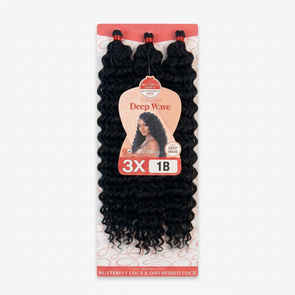 OUTRE X-PRESSION Deep Wave Crochet Braid Extension (24-Inch)