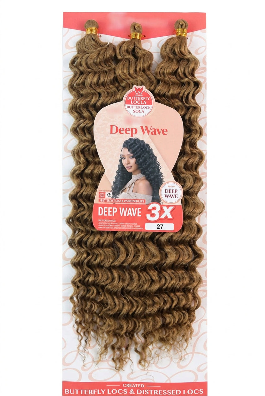OUTRE X-PRESSION Deep Wave Crochet Braid Extension (24-Inch)