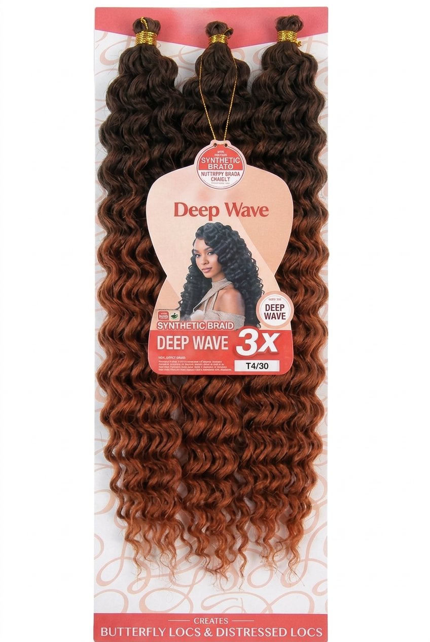 OUTRE X-PRESSION Deep Wave Crochet Braid Extension (24-Inch)