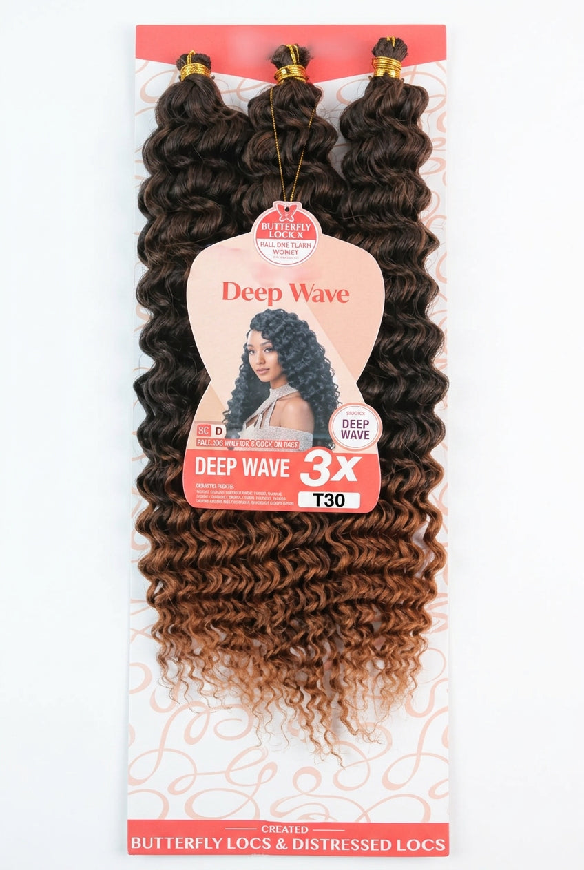 OUTRE X-PRESSION Deep Wave Crochet Braid Extension (24-Inch)