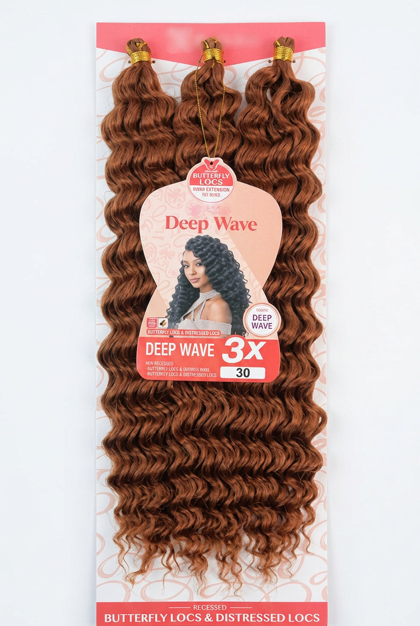 OUTRE X-PRESSION Deep Wave Crochet Braid Extension (24-Inch)