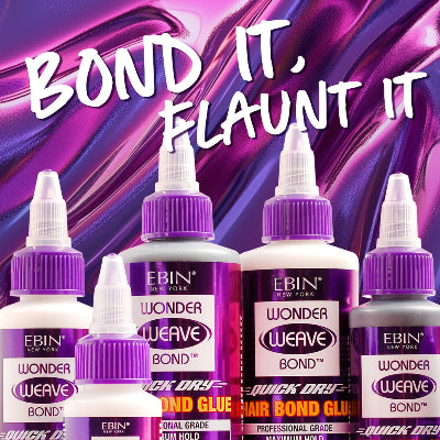 EBIN New York Wonder Weave Bond Hair Bond Glue (Black) 1oz