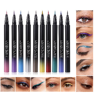 HANDAIYAN Mini Metallic Luster Smudgeproof and Waterproof Liquid Eyeliner (1pc)