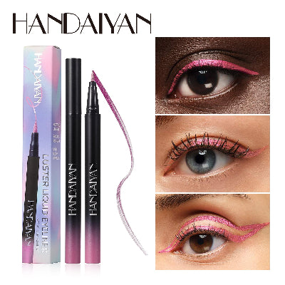 HANDAIYAN Mini Metallic Luster Smudgeproof and Waterproof Liquid Eyeliner (1pc)