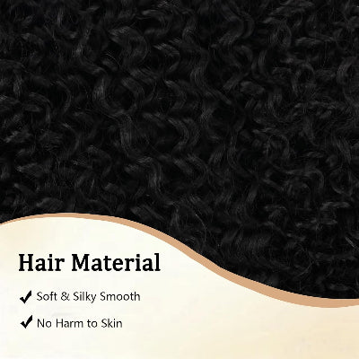 20-Inches Kinky Curls Synthetic Hair Bundles (3-Bundles/#1B)