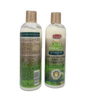 AFRICAN PRIDE Olive Miracle Leave-In Conditioner (12oz)