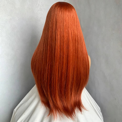 24-Inch Straight Synthetic Hair High Temperature Fiber Wig (#350)