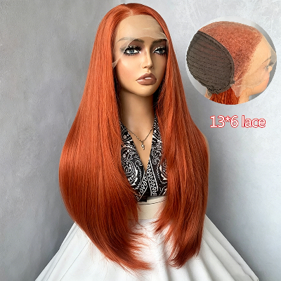 24-Inch Straight Synthetic Hair High Temperature Fiber Wig (#350)