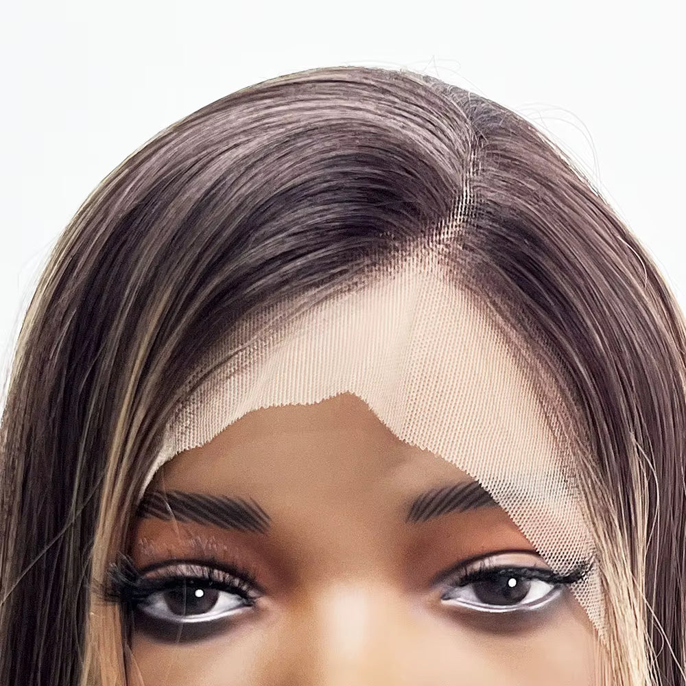 30-Inch Straight Synthetic Hair High Temperature Fiber Wig (#1B-Natural Black)
