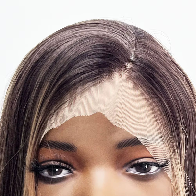 30-Inch Straight Synthetic Hair High Temperature Fiber Wig (#4-Chocolate Brown)