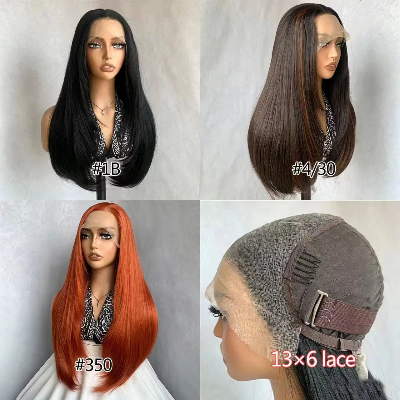 24-Inch Straight Synthetic Hair High Temperature Fiber Wig (#4/30)