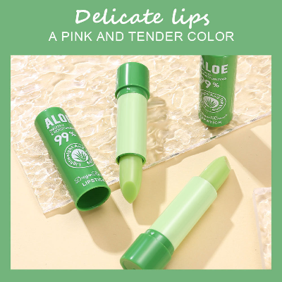 DRAGON RANEE Aloe Vera Temperature Color Change Moisturizing Lip Balm (2pc)