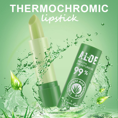 DRAGON RANEE Aloe Vera Temperature Color Change Moisturizing Lip Balm (2pc)