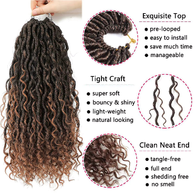 SOTRU Goddess River Locs Crochet Hair (18-inch)