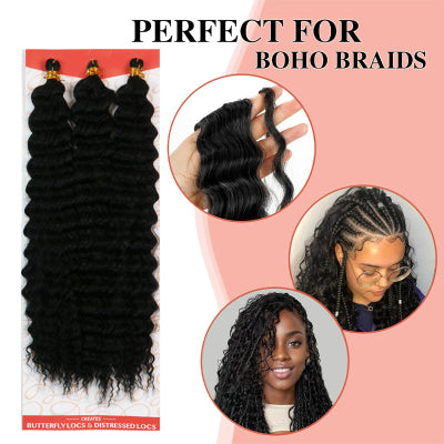 OUTRE X-PRESSION Deep Wave Crochet Braid Extension (24-Inch)
