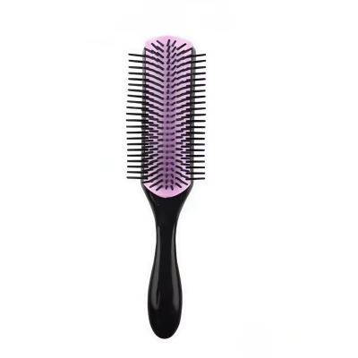 Detangle Hair Brush With 9 Row Comb Teeth for Men and Women (1pc)