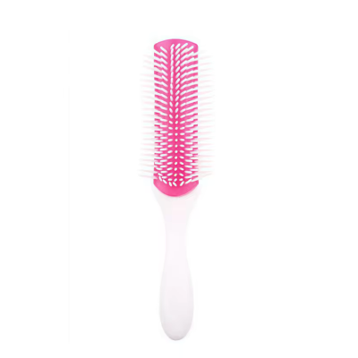 Detangle Hair Brush With 9 Row Comb Teeth for Men and Women (1pc)