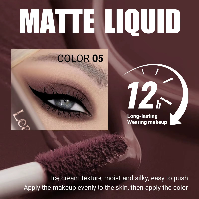 LEAF POEM Waterproof Matte Liquid Eyeshadow (1pack of 8pcs)