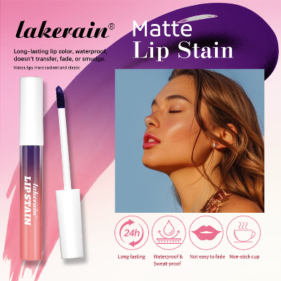 LAKERAIN Silky Peel-Off Moisturizing Lip Plumping Lip Gloss (1pc)