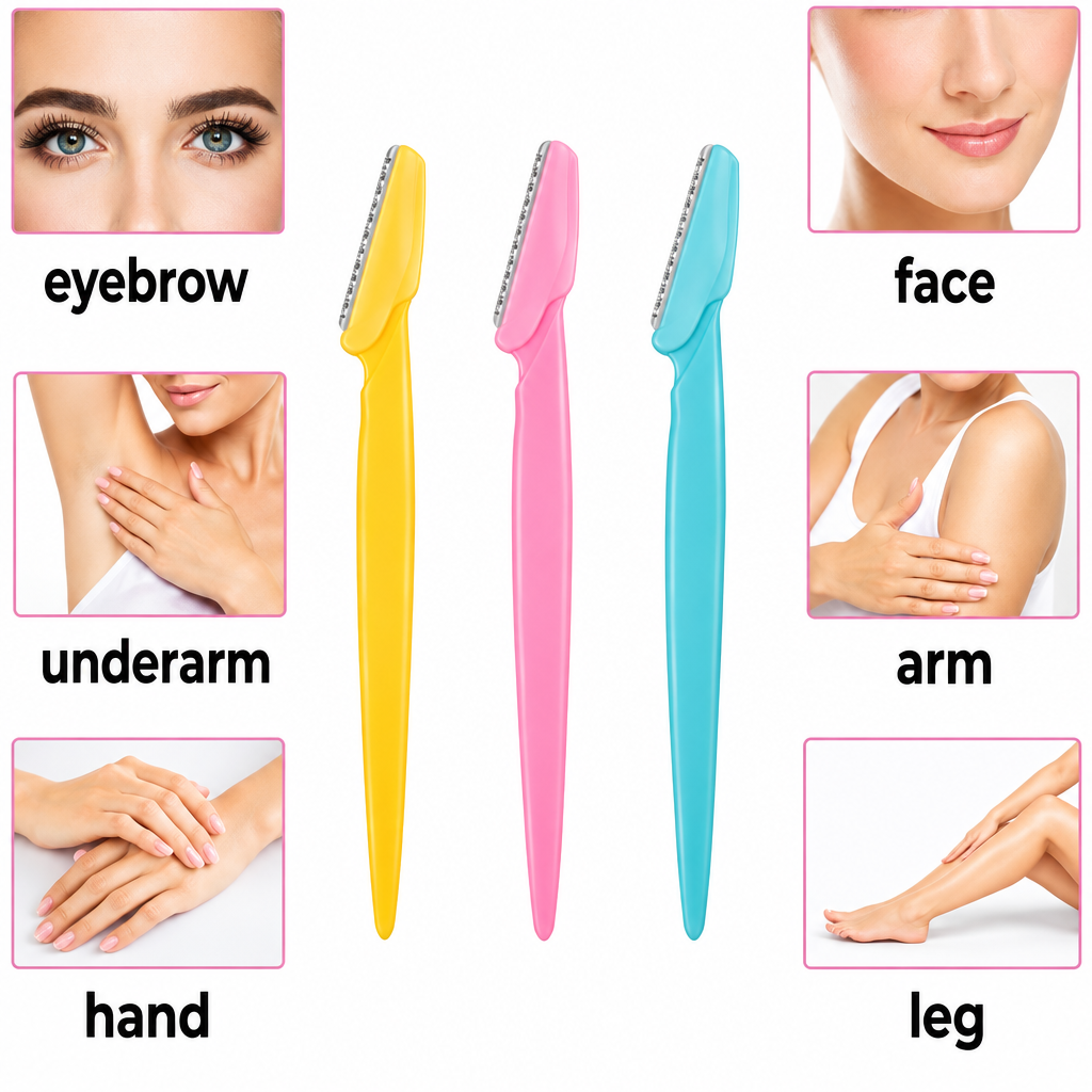 3pcs Eyebrow Trimmer