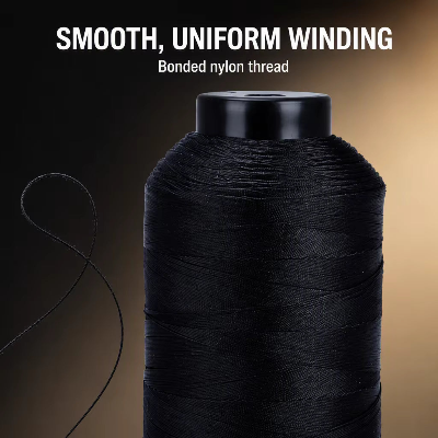 1500 Yards Bonded Nylon Hair Extension Sewing Thread (1pc-Black)